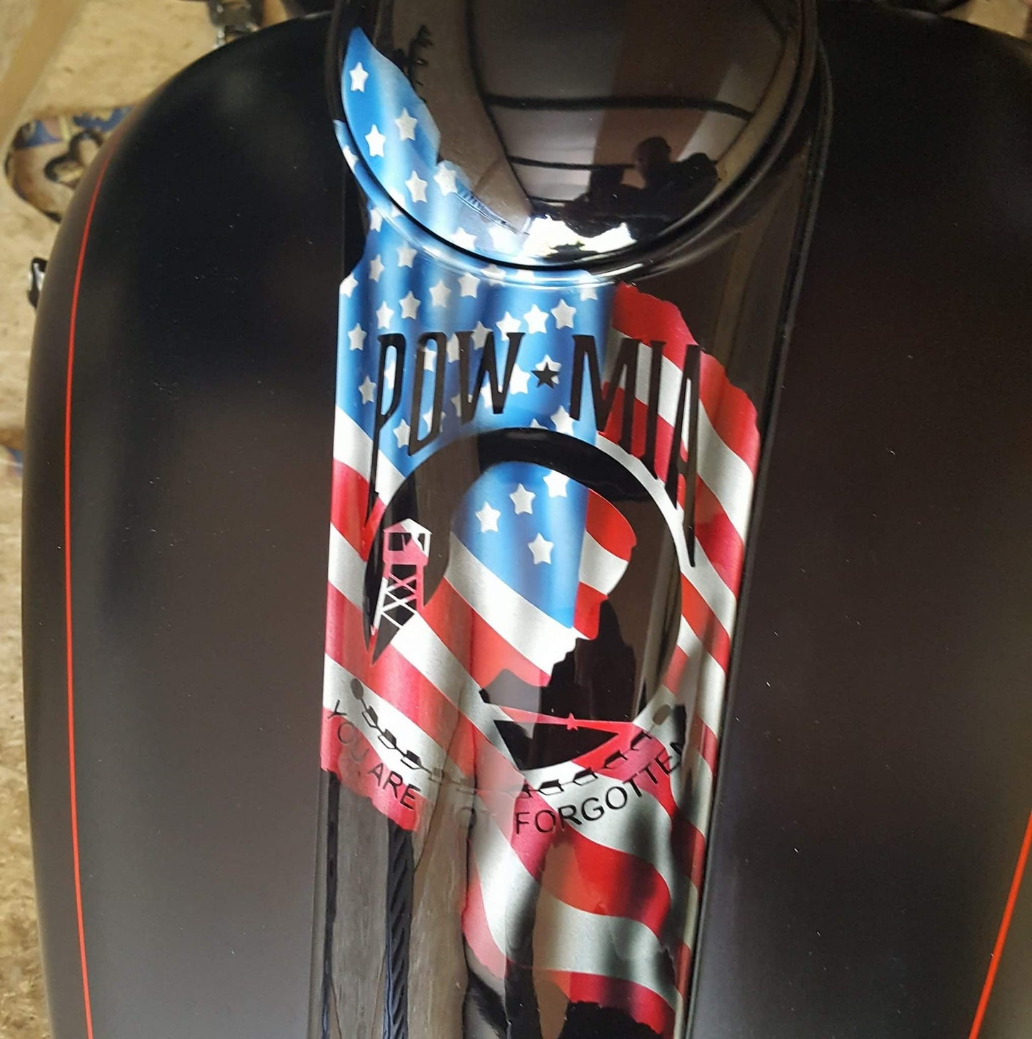 Harley Pow Mia tribute Harley-Davidson touring console