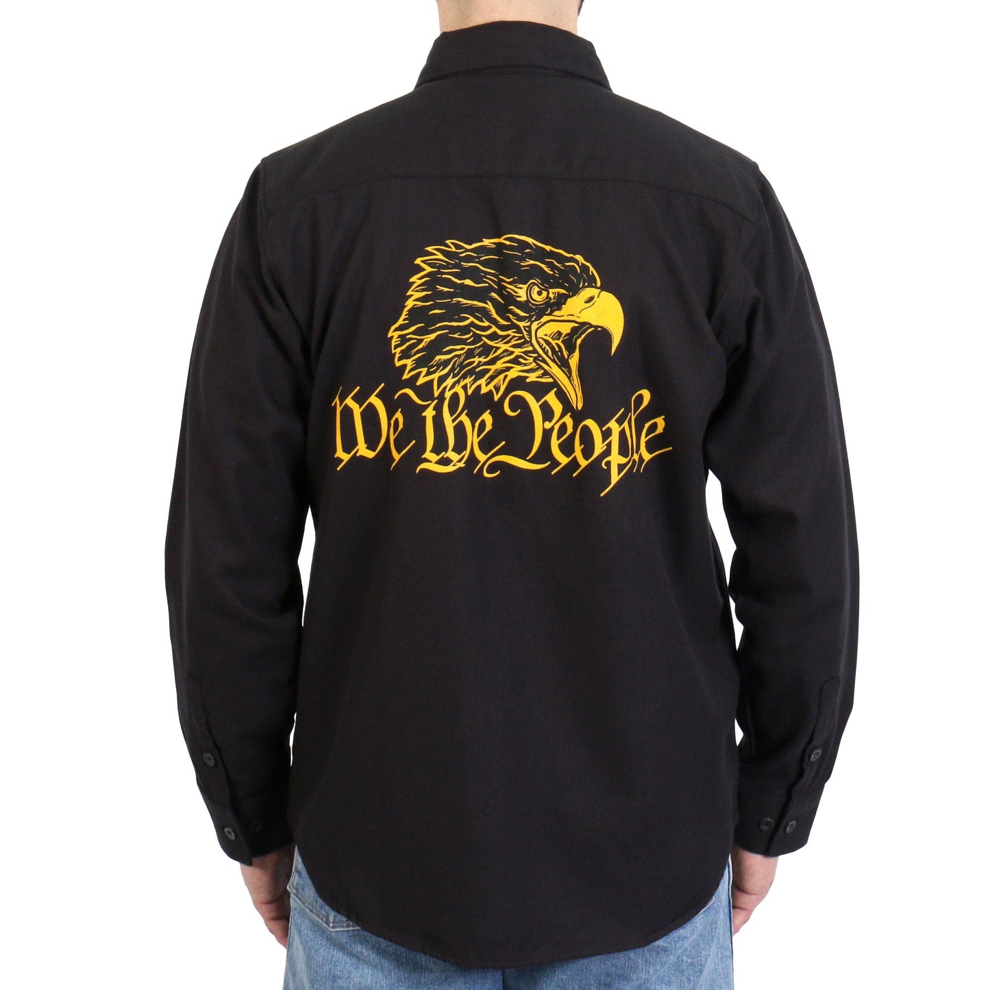 Hot Leathers FLM2114 We the People Long Sleeve Flannel