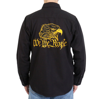 Hot Leathers FLM2114 We the People Long Sleeve Flannel
