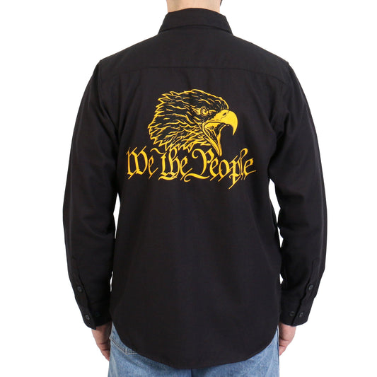 Hot Leathers FLM2114 We the People Long Sleeve Flannel