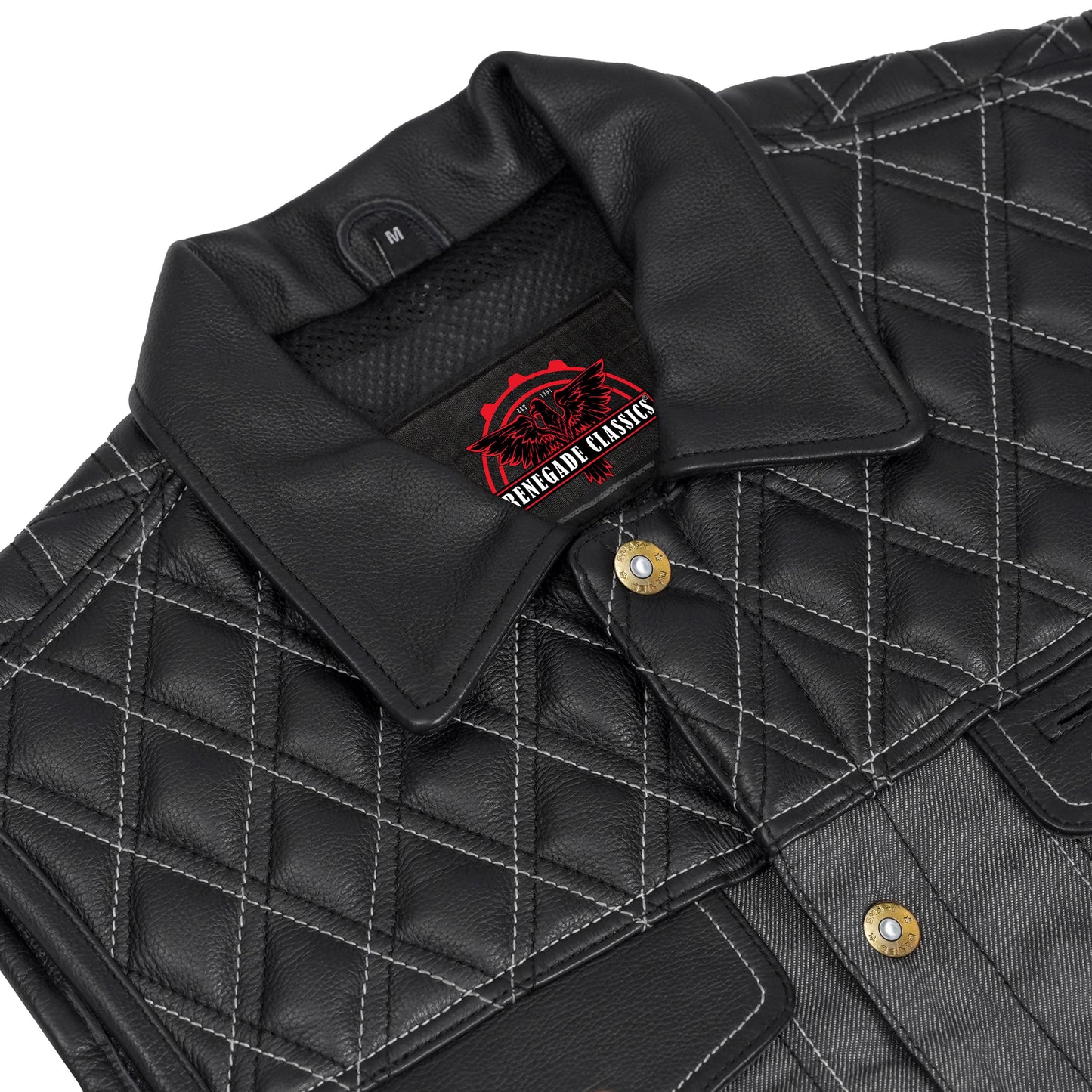 Dark Venture Men’s Leather Vest