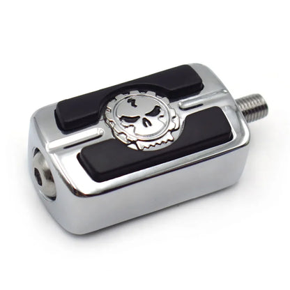 Motorcycel Parts Chrome Skull Shifter Shift Foot Peg For Harley Chopper Touring Cruiser Custom