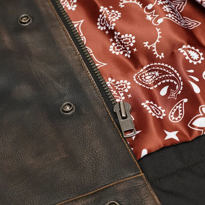 Liberty Knight - Lowcut Blaze Lowside Men's Leather Vest