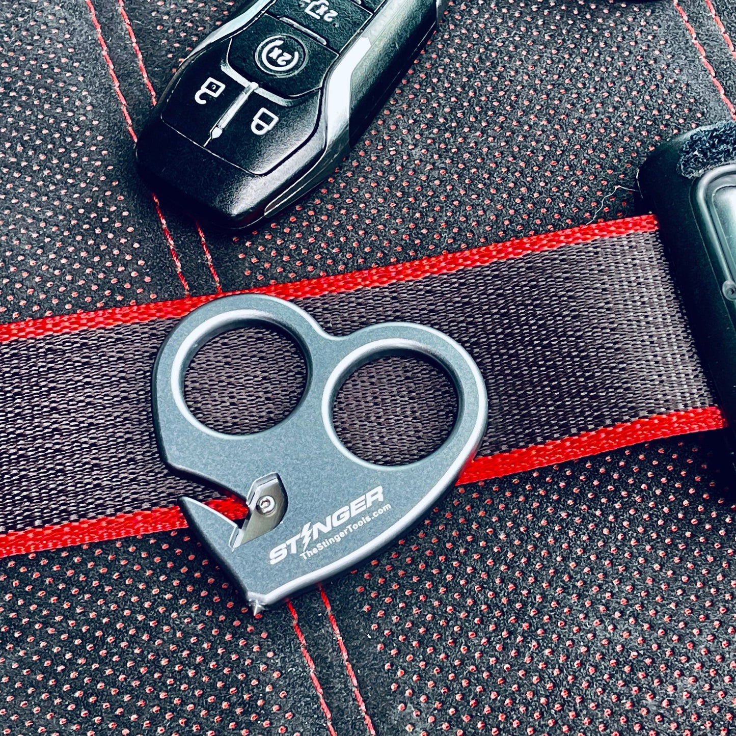 Emergency Escape Tool Keychain (Mandala)