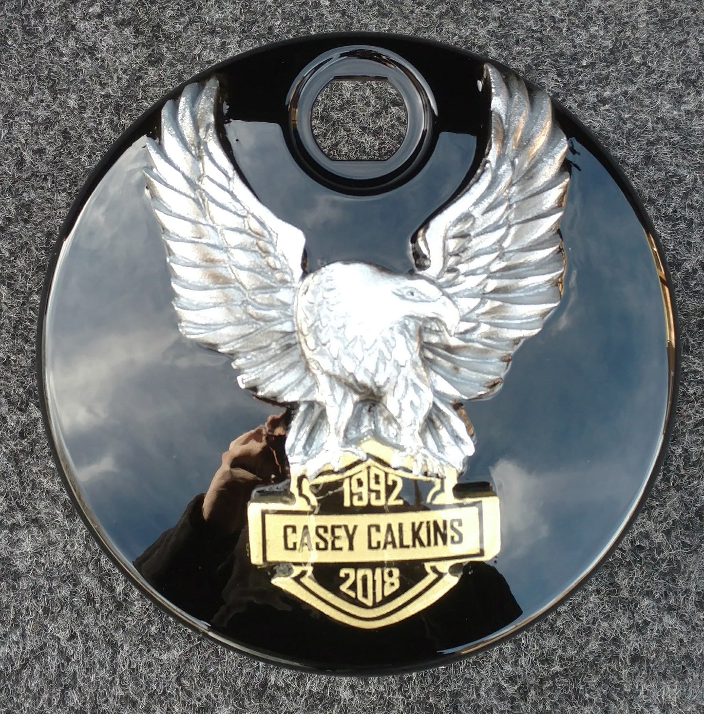 Eagle and shield memorial