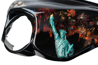 Statue of liberty and American flag Fairing