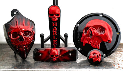 114 & 117 air cleaner insert 3D ancient skull
