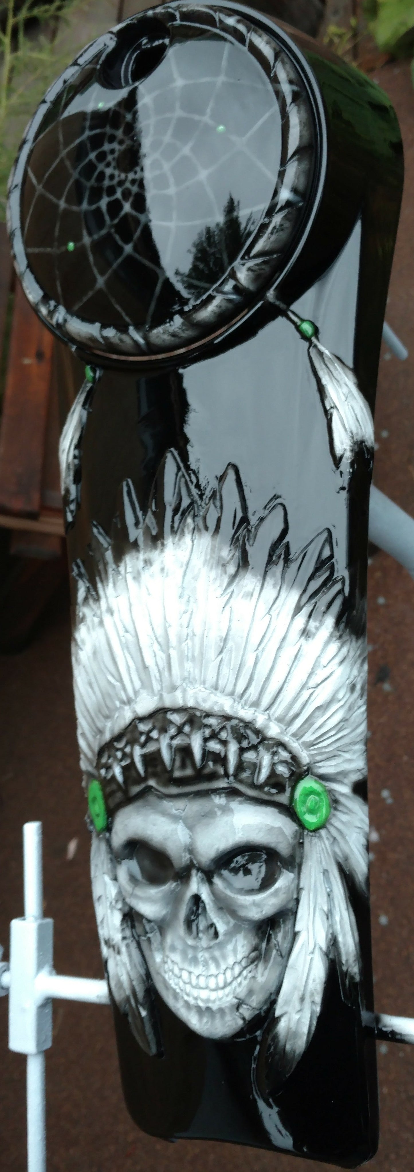 Harley Indian Warbonnet console