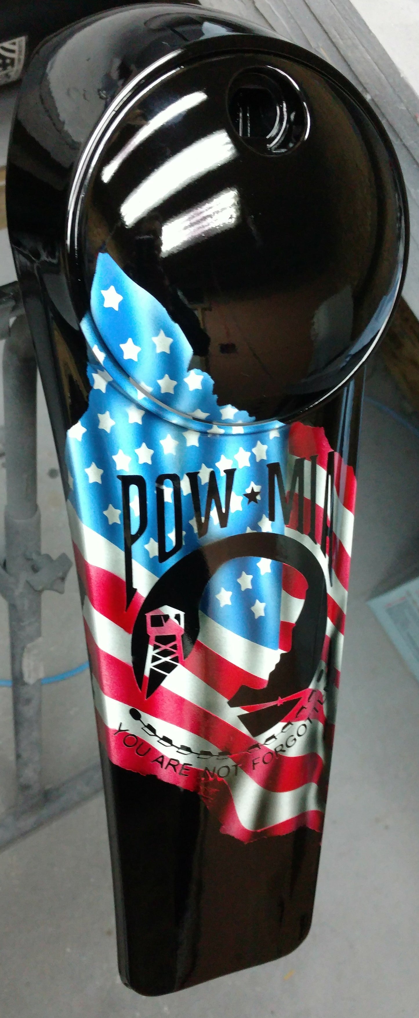 Harley Pow Mia tribute Harley-Davidson touring console