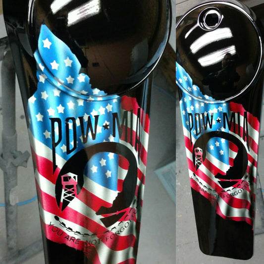 Harley Pow Mia tribute Harley-Davidson touring console