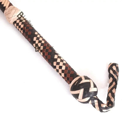 Bull Whip 6, 8, 10, 12, 14 & 16 Feet long 16 Strands Kangaroo Hide Leather Equestrian Bullwhip Leather Belly and Bolster Inside, Indiana Jones