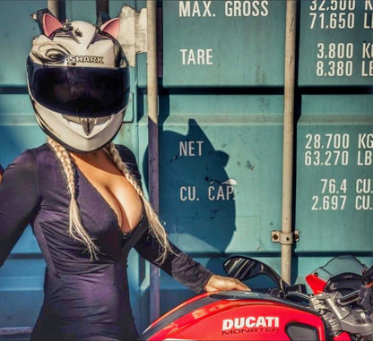 MagNeatOhz: Cat Ears for Helmet Pink