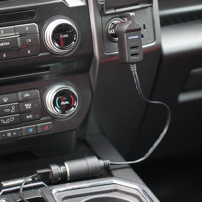 USB Car Charger Emergency Tool With Single Cigarette Lighter Connection