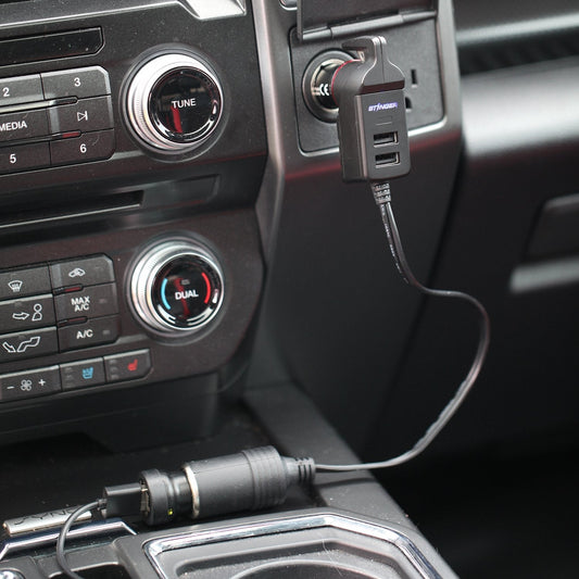 USB Car Charger Emergency Tool With Single Cigarette Lighter Connection