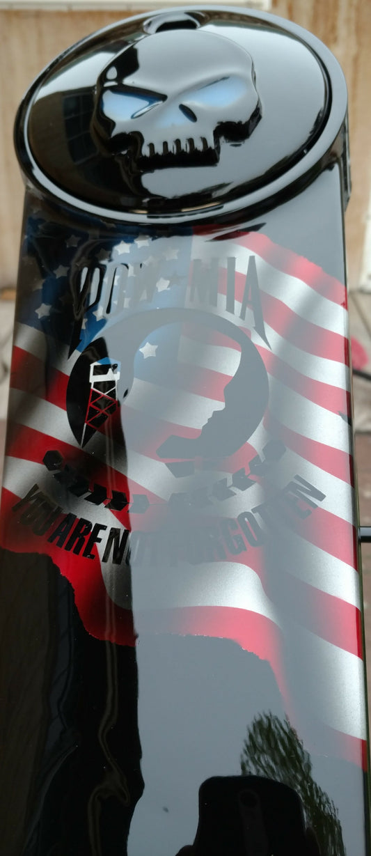 Harley Full color POW MIA tribute console