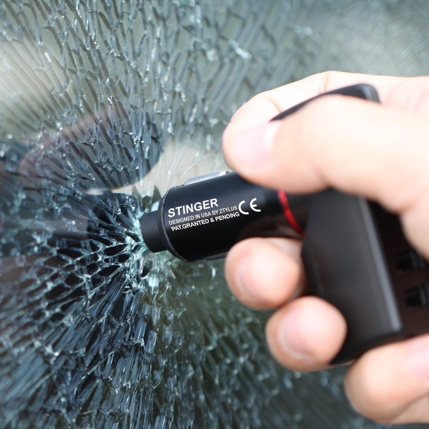 USB Car Charger Emergency Tool With Single Cigarette Lighter Connection