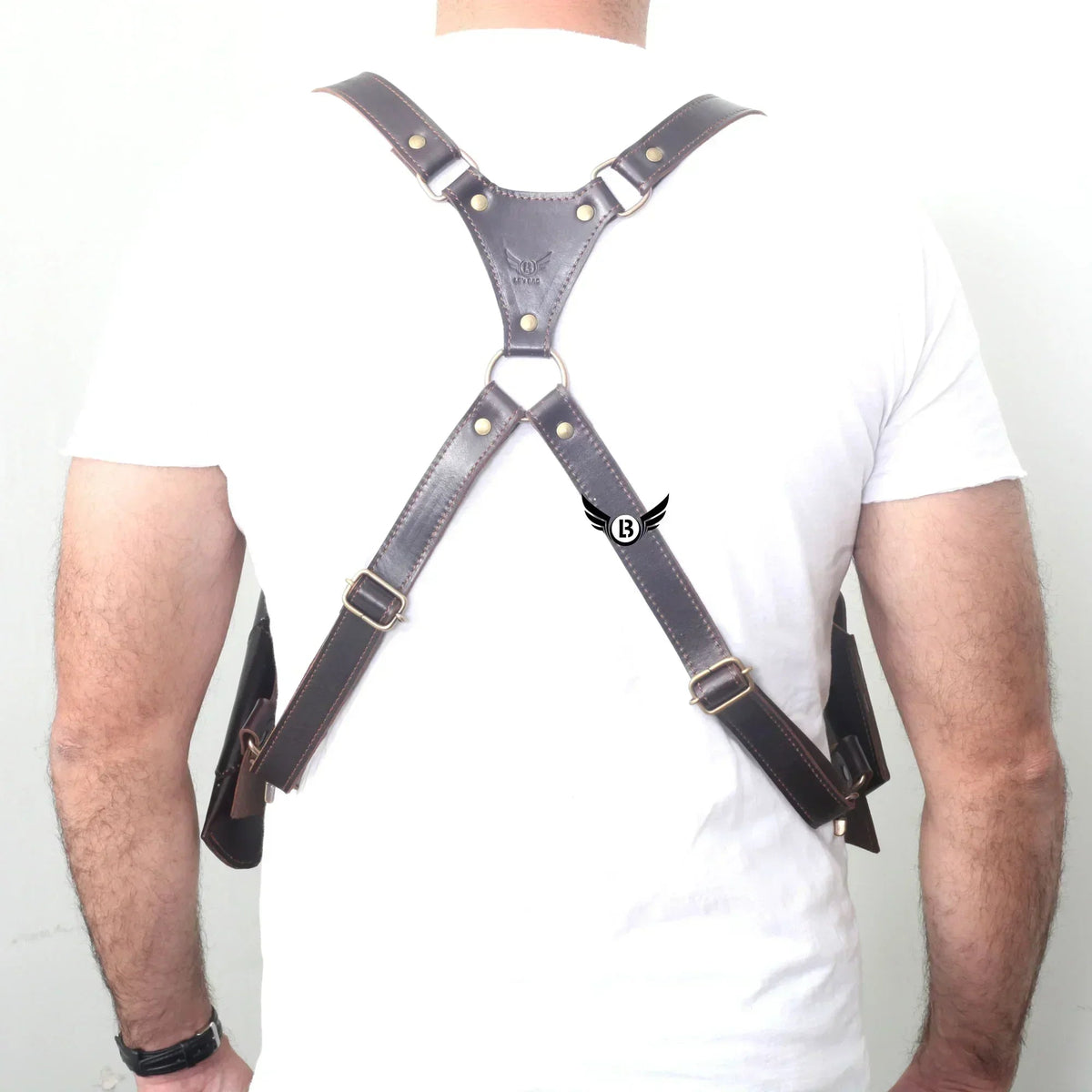 Cowhide Leather Vertical Best Concealed Carry Holster Right & Left Handed | Universal Size
