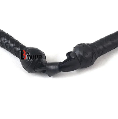 Black Stockwhip for Sale | 4 to 12 Feet | 16 Plaits Kangaroo Hide Leather | Australian Stock Whip – Leather Bond