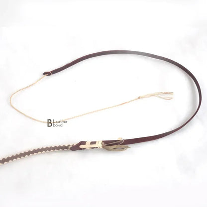 Kangaroo Hide Stockwhip for Sale | 4 to 12 Feet | 16 Plaits | Australian Stock Whip – Leather Bond