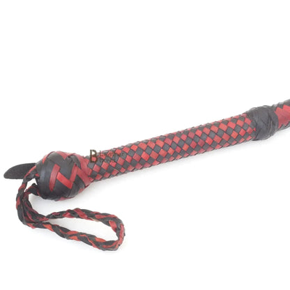 Bull Whip 6, 8, 10, 12, 14 & 16 Feet long 16 Strands Cowhide Leather Equestrian Bullwhip Indiana Jones