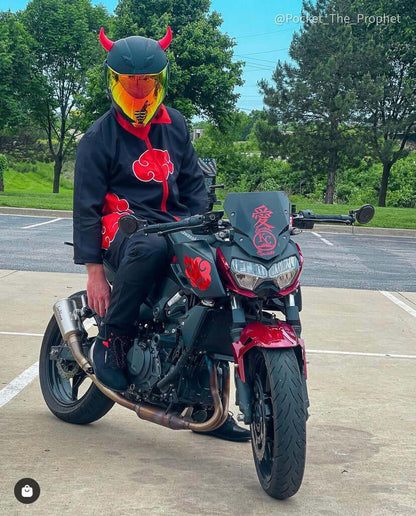 MagNeatOhz: Large Red Devil Horns for Helmet