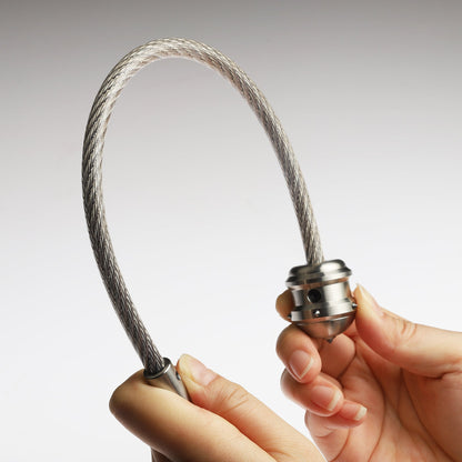 Stinger Stainless Steel Spiked Monkey Fist: Car Emergency Window Breaker + GPCA Carabiner Loop LITE (1 PC)