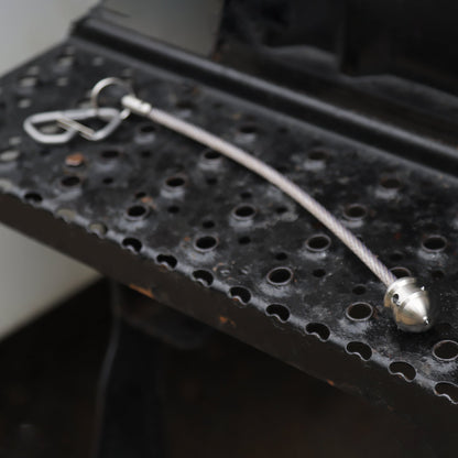 Stinger Stainless Steel Spiked Monkey Fist: Car Emergency Window Breaker + GPCA Carabiner Loop LITE (1 PC)