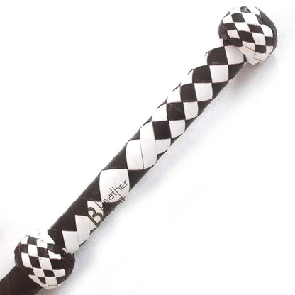Cowhide Bullwhip — 8-Plait, Dark Brown, 4 ft
