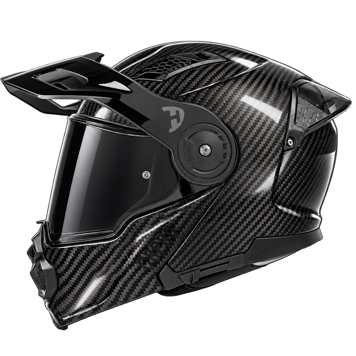 D.O.T. & ECE Daytona C6 PRO- Grey Carbon Fiber