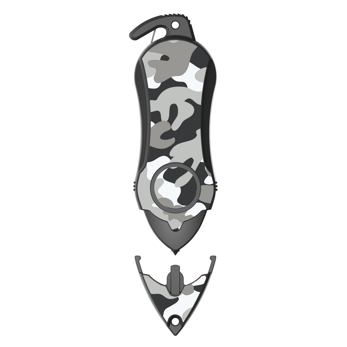 Personal Alarm Keychain Safety Emergency Tool (Camouflage Black)