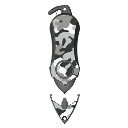 Personal Alarm Keychain Safety Emergency Tool (Camouflage Black)