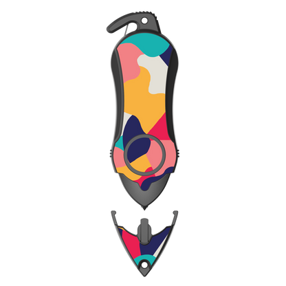 Personal Alarm Keychain Safety Emergency Tool (Colorful)