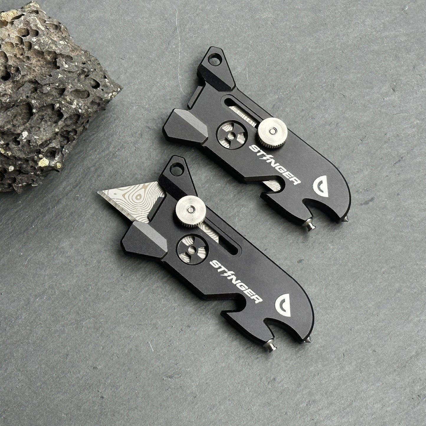 Stinger EDC Tool, Keychain Utility - Matte Black