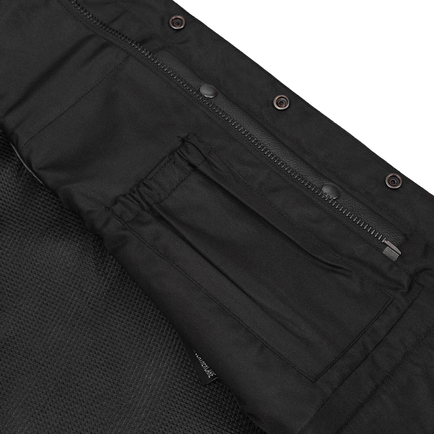 Gravel Ghost™ Lowcut Men’s Leather Motorcycle Vest