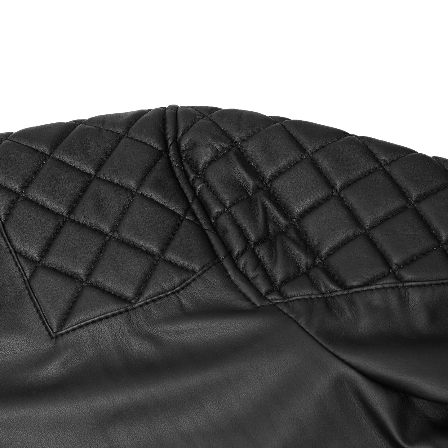 Venture Guard Men’s Faux Leather Motorcycle Jacket