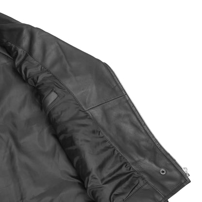 Night Shine Women's Black Fashion Leather Jacket