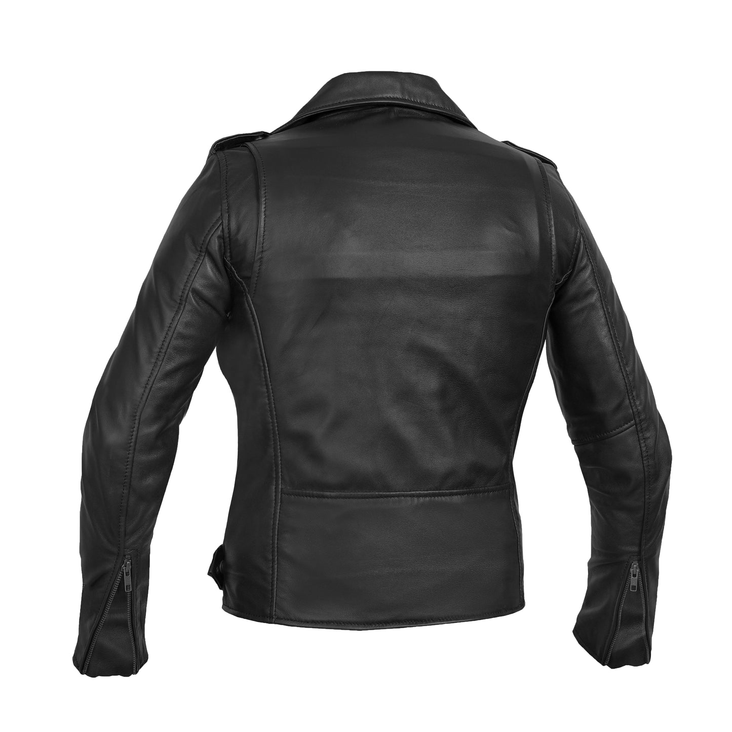 Night Shine Women's Black Fashion Leather Jacket