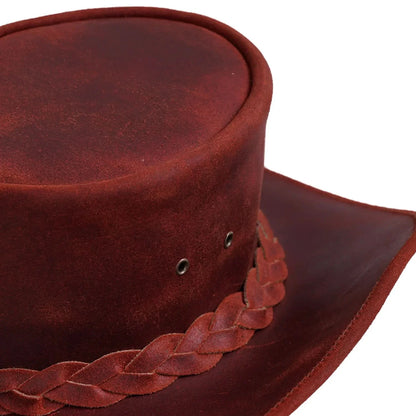 Midnight Wrangler - Men’s Leather Hat