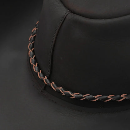 Blackthorn Rider- Men’s Leather Hat