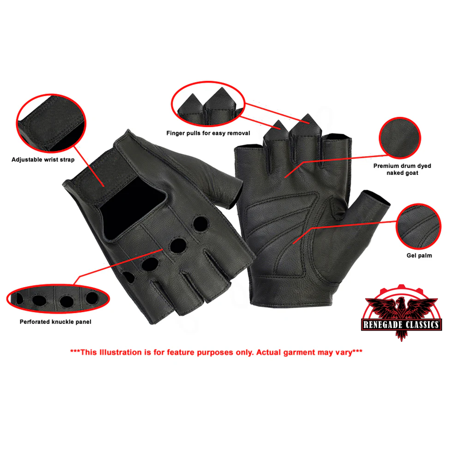 Premium Fingerless Glove