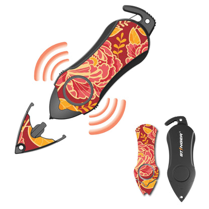 Personal Alarm Keychain Safety Emergency Tool (Peony)
