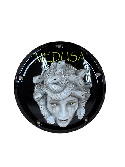 Harley Davidson Derby cover with Medusa