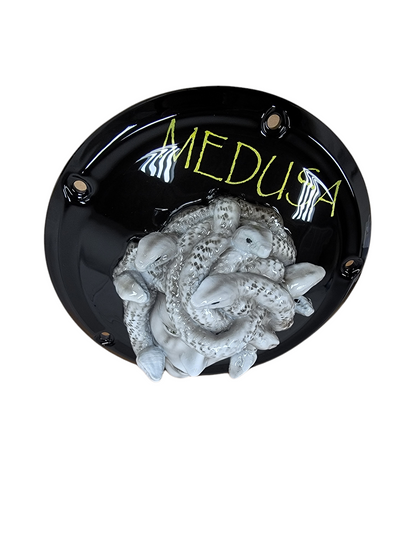 Harley Davidson Derby cover with Medusa