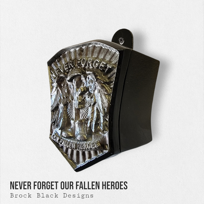 Never Forget Our Fallen Heroes tribute horn cover