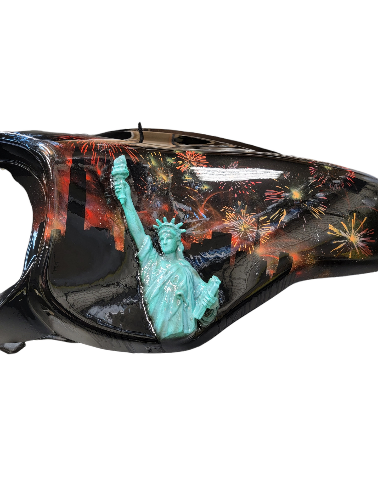Statue of liberty and American flag Fairing