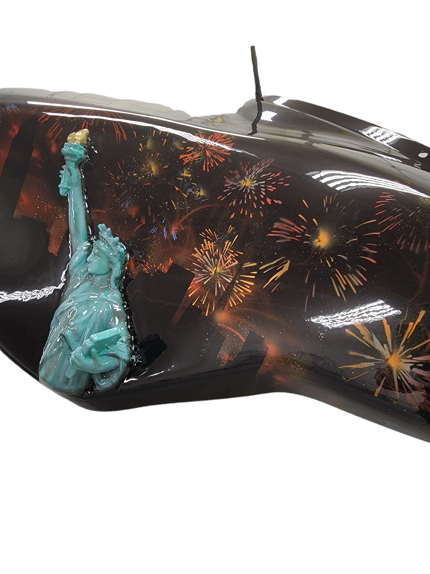 Statue of liberty and American flag Fairing