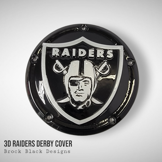 Harley Davidson Derby Cover Raiders theme