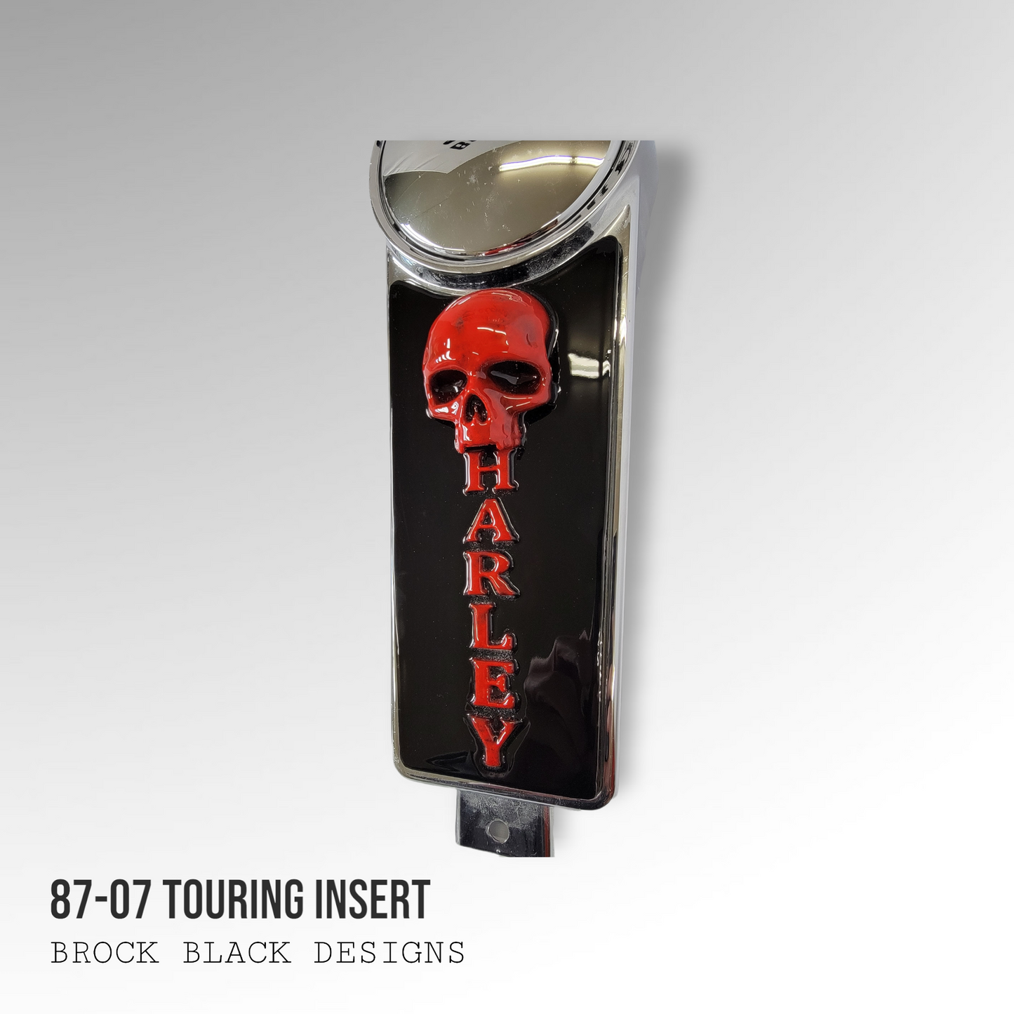 87-07 Touring console insert 3D Ancient skull