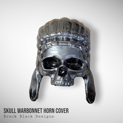 Indian skull warbonnet Horn cover