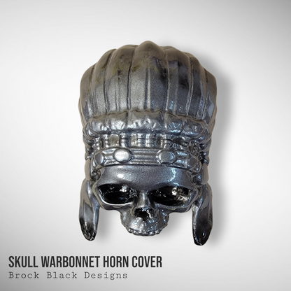 Indian skull warbonnet Horn cover
